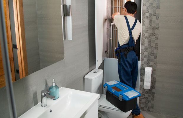 Plumber Installing Shower Dublin